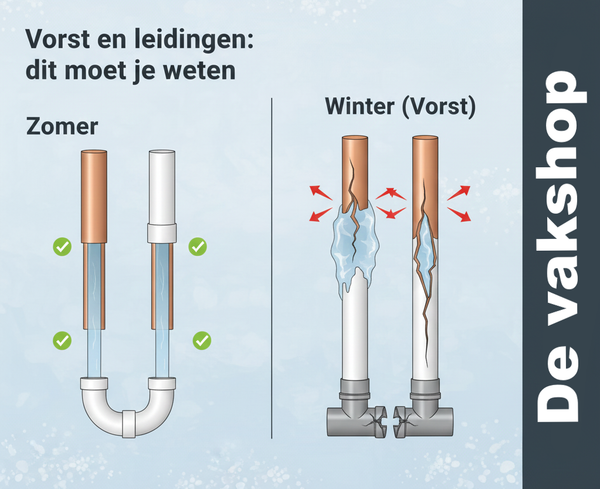 Vorst en leidingen: dit moet je weten over PVC, koper en drukleidingen