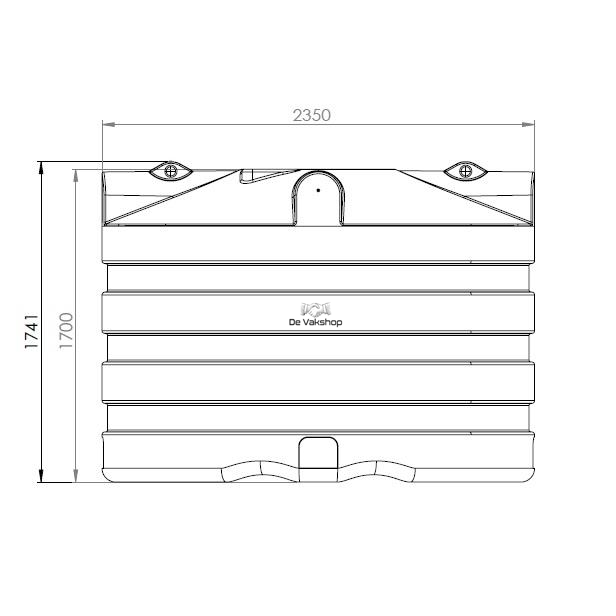 Budget watertank / Septictank 5000 liter