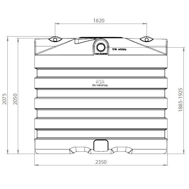 Budget watertank / Septictank 6000 liter