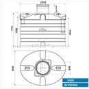 Premium watertank / Septictank 5000 liter tank