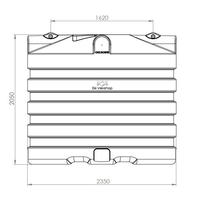 Premium watertank / Septictank 6000 liter tank