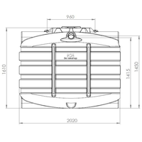 Budget watertank / Septictank 3300 liter