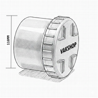 PVC Eindstop schroefdeksel
