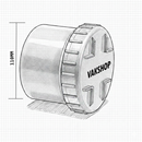 PVC Eindstop schroefdeksel