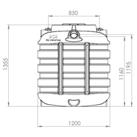 Budget watertank / Septictank 1000 liter