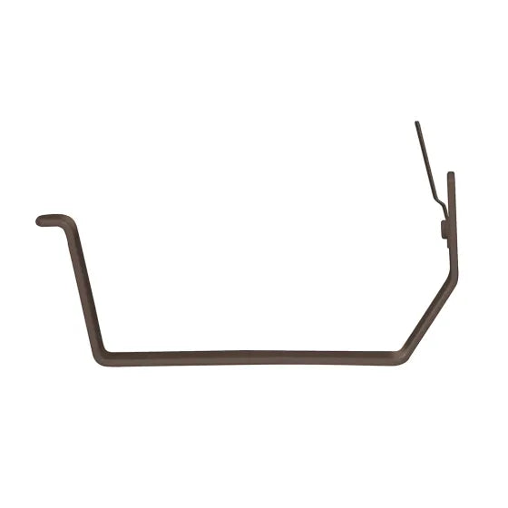 Bakgoot muurbeugel (voor PVC goot)