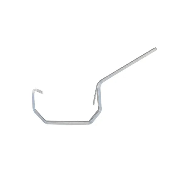 Minigoot dakbeugel aluminium (voor PVC goot)