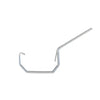 Minigoot dakbeugel aluminium (voor PVC goot)