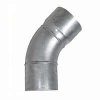 Gegalvaniseerd stalen bocht (Ø100 mm)