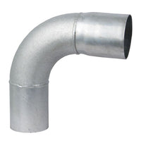 Gegalvaniseerd stalen bocht (Ø100 mm)