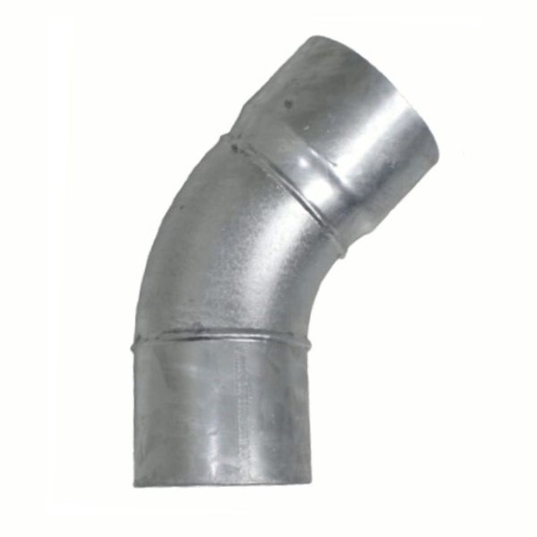 Gegalvaniseerd stalen bocht (Ø80 mm)