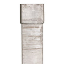 Ondereind met mof vierkant Gegalvaniseerd staal