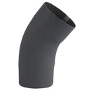 Vestis aluminium bocht 3D RAL 7037 (Ø100 mm)