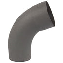 Vestis aluminium bocht 3D RAL 7037 (Ø80 mm)