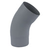 Vestis aluminium bocht K2 MAT Agate Grey (Ø80 mm)