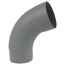 Vestis aluminium bocht K2 MAT Agate Grey (Ø80 mm)