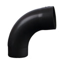 Vestis aluminium bocht K2 MAT Graphite Black (Ø100 mm)