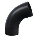 Vestis aluminium bocht K2 MAT Graphite Black (Ø80 mm)