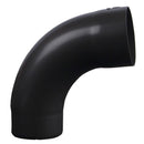 Vestis aluminium bocht K2 MAT Graphite Black (Ø80 mm)