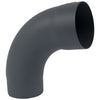 Vestis aluminium bocht K2 MAT Slate Grey (Ø100 mm)