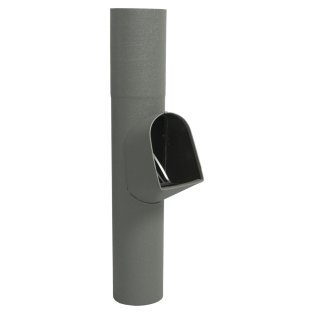 Vestis bladvanger met RVS rooster 3D RAL 7037