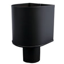 Vestis vergaarbak aluminium Mini K2 MAT Graphite Black (Ø80 mm)