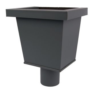 Vestis vergaarbak aluminium Junior K2 MAT Slate Grey (Ø80 mm)
