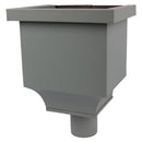 Vestis vergaarbak aluminium Brabant K2 MAT Agate Grey (Ø80 mm)