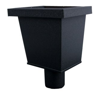 Vestis vergaarbak aluminium Junior 3D RAL 7016 (Ø100 mm)