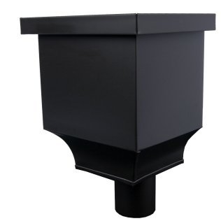Vestis vergaarbak aluminium Brabant 3D RAL 7016 (Ø100 mm)