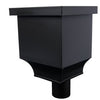Vestis vergaarbak aluminium Brabant 3D RAL 7016 (Ø100 mm)