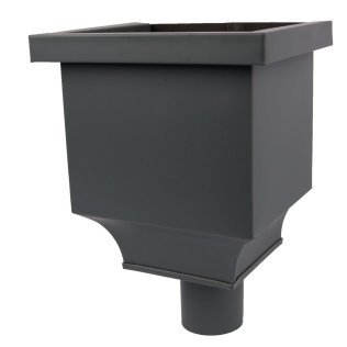 Vestis vergaarbak aluminium Brabant K2 MAT Slate Grey (Ø100 mm)