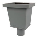 Vestis vergaarbak aluminium Junior K2 MAT Agate Grey (Ø100 mm)