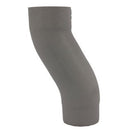 Vestis aluminium sprongbocht 3D RAL 7037 Ø80 mm (hartafstand 50 mm)