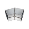Zinken verstekbochten vierkant 100 x 100 mm (45 graden)