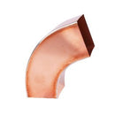 Koperen bocht vierkant 80 x 80 mm (72 graden)