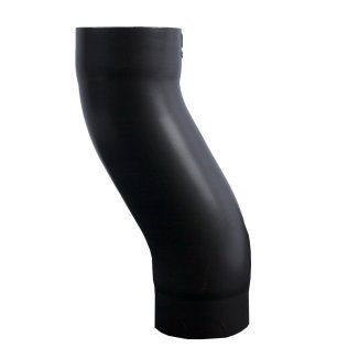 Vestis aluminium sprongbocht K2 MAT Graphite Black Ø100 mm (hartafstand 50 mm)