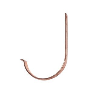 Dakbeugel M400 koper met rechte staart 180 graden en lip (30 x 5 mm) - voorbeeldafbeelding