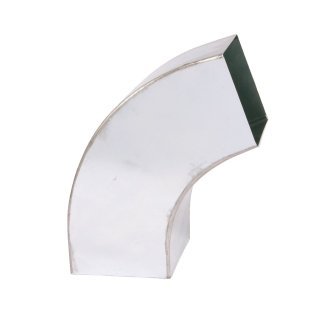 Zinken bocht vierkant gefelst 100 x 100 mm (72 graden)