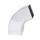 Zinken bocht vierkant gefelst 100 x 100 mm (72 graden)