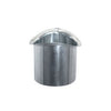 Tapeind voor mastgoot zink voor buis Ø60 mm (circa 9 cm)