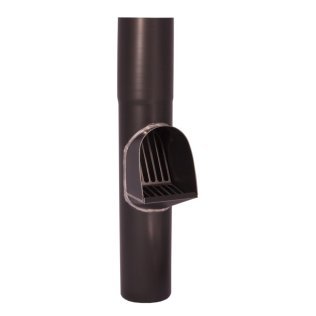 Bladvanger met RVS rooster Noir (Ø80 mm)
