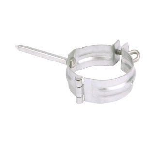 HWA beugel deluxe zink met pen (Ø80 mm) (OP=OP)