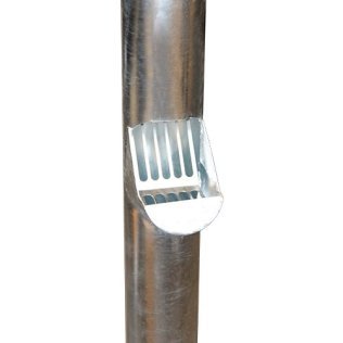 ondereind met bladvanger (Ø80 mm)