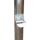 ondereind met bladvanger (Ø80 mm)