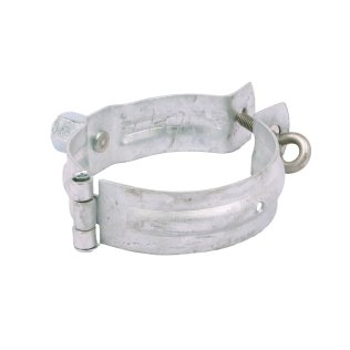 HWA beugel voor dubbele wrong gegalvaniseerd met M8-M10 moer (Ø82 mm)