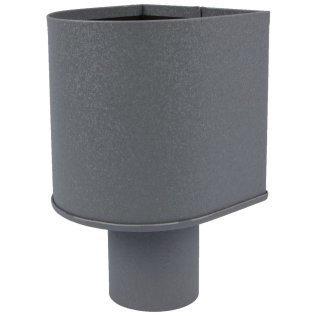 Vestis vergaarbak aluminium Mini 3D RAL 7037 (Ø80 mm)