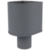Vestis vergaarbak aluminium Mini 3D RAL 7037 (Ø80 mm)
