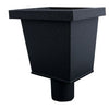 Vestis vergaarbak aluminium Junior 3D RAL 7016 (Ø80 mm)