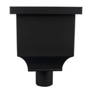 Vestis vergaarbak aluminium Brabant K2 MAT Graphite Black (Ø80 mm)